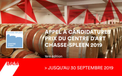 APPEL À CANDIDATURES POUR LE PRIX DU CENTRE D’ART CHASSE-SPLEEN 2019