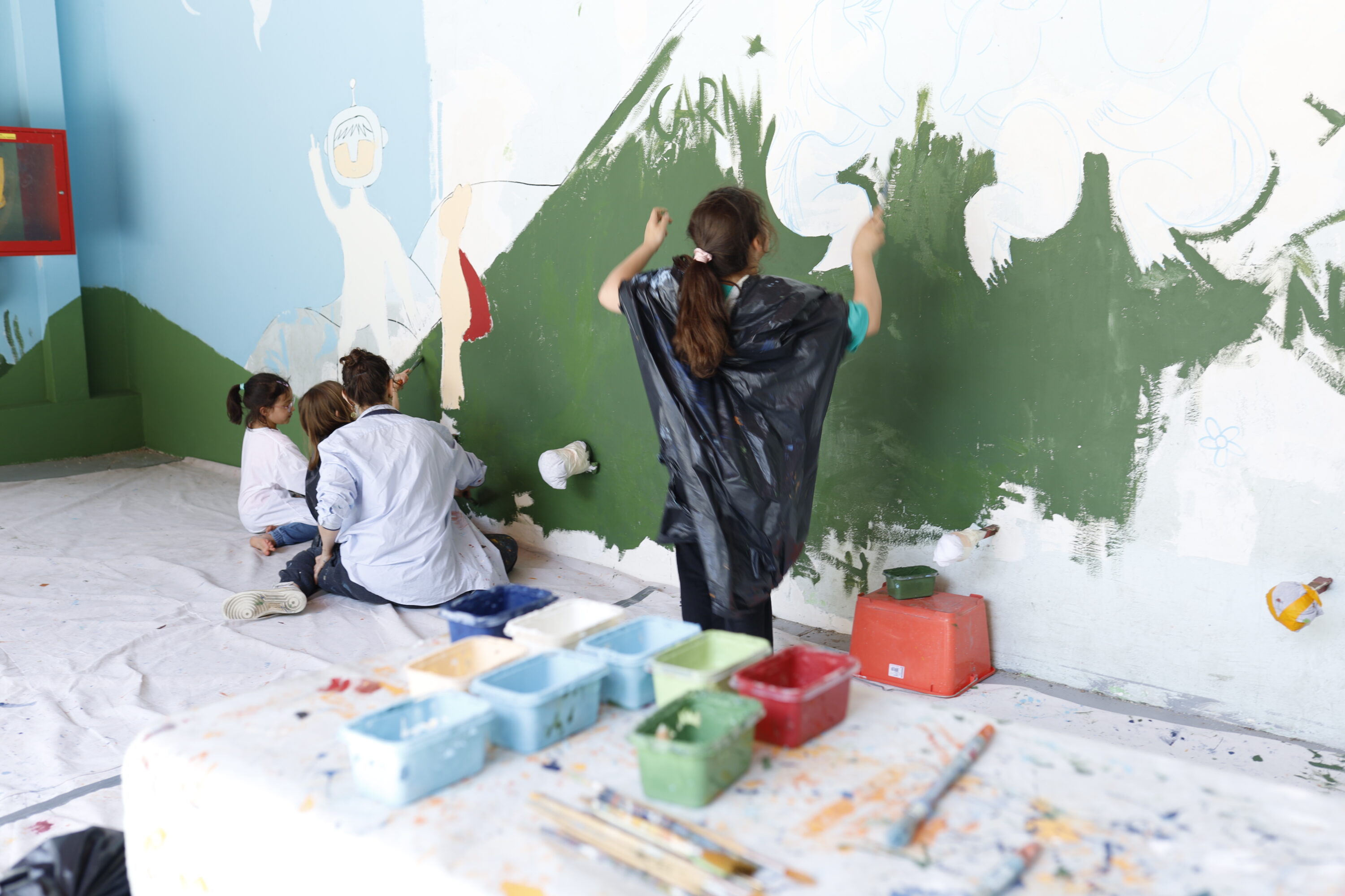 Marrainage à l'école du vieux Bordeaux avec l'artiste Carni Bird (2022-2023)