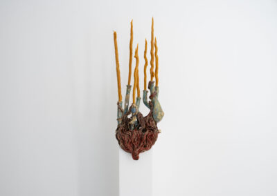 Néréides #2, céramique émaillée, sculpture, swab barcelone, Camille Benbournane