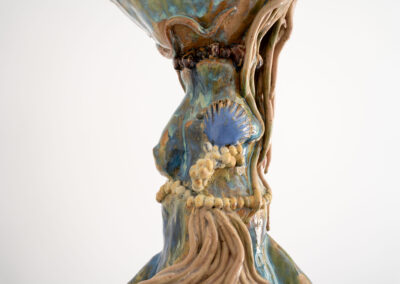 Néréides #5, céramique émaillée , sculpture, swab barcelone, Camille Benbournane