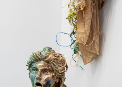 Stand, sculpture, textile, swab barcelone, Camille Benbournane