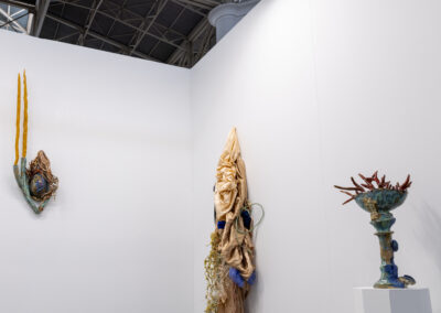 Céramique émaillée, sculpture, swab barcelone, Camille Benbournane
