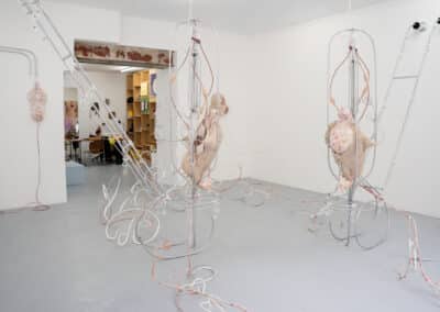 Vues de l'exposition Interférences d'Anaïs Gauthier - crédits Barbara Fecchio.